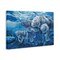 Stupell Industries Underwater Manatee Family Canvas Design by Jody Bergsma